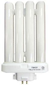China made 27-watt light bulb (4-tube)