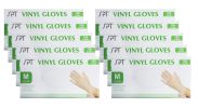 All Purpose Vinyl Gloves (1,000 Gloves, 10 Boxes of 100 Gloves), size M