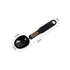 500g; LCD Electronic Digital Spoon Scale; Digital Measuring Spoon; Kitchen Scale Weighted Gram Spoon (Batteries Are Not Included) - Black