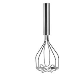 1pc Potato Masher; Stainless Steel Potato Press; Food & Fruit Pressing Tool - Stainless Steel Potato Press