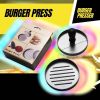 Hamburger Press Maker Nonstick Patty Mold Meat Beef Pork Lamb Veggie Aluminum Burger Press Maker for Picnic BBQ - aluminun alloy