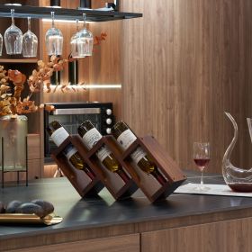 3 Bottles of Table Wine Rack/Solid wood wine rack /Home wine rack//Living room wine rack/ PINE - as Pic