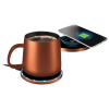 2-In-1 Smart Mug Warmer and QI Wireless Charger  - Copper