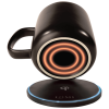 2-In-1 Smart Mug Warmer and QI Wireless Charger  - Black