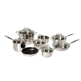 Chef's Classic Stainless Steel 11 Piece Cookware Set (77-11G) - 14