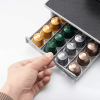 Coffee Pod Storage Drawer Holder, Coffee Capsule Organizer Drawer, 40 Pod Capsule Holder, Black - Black