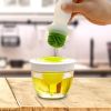 Turkey Baster and Pastry Brush Set with Thick Glass Docking Bowl Silicone Oil Brush Bottle Oil Dispenser for Cooking BBQ Baking and Grilling - green