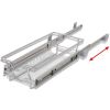 Pull-Out Wire Baskets 2 pcs Silver 11.8" - Silver