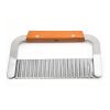 Wide Crinkle Cutter Stainless Steel Wave Cutter Cutting Tool Salad Chopping Knife Potato Carrot Fruits Vegetable Slicer Kitchen Gadget Tool ESG12204 -