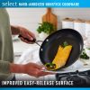 Select by AquaShield Nonstick Cookware, 14-Piece Set - Black