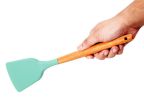 Silicone Kitchen Utensils Set, 12 PCS Wooden Handles Cooking Utensils Set for Non Stick Pans, Silicone Spatulas for Cooking Kitchen Gadgets Tool - Blu
