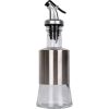 1PC Glass Seasoning Bottle Oil Bottle Stainless Steel Sheath Oil Pot Oil Pot Set Vinegar Bottle Soy Sauce Bottle Kitchen Supplies - 300ML