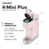 K-Mini Plus Single Serve K-Cup Pod Coffee Maker, Pink - studio gray