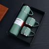 1pc/1Set Stainless Steel Thermal Cup; With Gift Box Set; Double Layer Leakproof Insulated Water Bottle; Keeps Hot And Cold Drinks For Hour - Nordic Pi