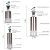 1PC Glass Seasoning Bottle Oil Bottle Stainless Steel Sheath Oil Pot Oil Pot Set Vinegar Bottle Soy Sauce Bottle Kitchen Supplies - 300ML