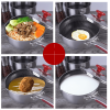 Kitchen & Dining Cookware Stainless Steel Snow Pan - Silver - 22 cm