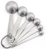 Stainless Steel Measuring Spoons; 6pcs Seasoning Measuring Spoons Thicken 1.2mm - 6-piece Set 1.2 Thick