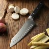 2Pcs Chef Knife Set Stainless Steel Kitchen Shears Scissor Cutlery Slicing Gift - Stainless