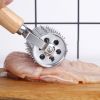 1pc Kitchen Stainless Steel Meat Tenderizer; Steak Needle; Rolling Meat Pin; Meat Tenderizer; Kitchen Small Utility Meat Tenderizer Needle - Meat Tend