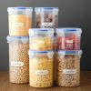 1pc Grain Storage Tank; Plastic Grain Storage Box; Airtight Tank - Combination Set (S+M+L+XL)