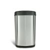 13.2 Gallon Trash Can, Motion Sensor Kitchen Trash Can, Stainless Steel - Stainless Steel