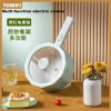 110V electric cooker small household pot cooking single pot 1.5 electric frying pan mini dormitory electric hotpot - default