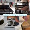 1pc Silicone Stove Gap Cover; Kitchen Counter Gap Filler; Heat Resistant Oven Gap Filler; Between Kitchen Appliances Washing Machine And Stovetop - Gr