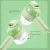Multifunctional Electric Vegetable Slicer Kitchen Fruit Salad Cutter Carrot Potato Chopper Cutting Machine Stainless Steel Blade - USB