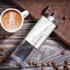 Manual Coffee Grinder Stainless Steel Hand Adjustable Steel Core Burr For Kitchen Portable Coffee Mills Coffee Espresso Press - A