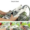 Kitchen Supplies Adjustable Mandoline Slicer Stainless Steel Vegetable Julienner Potato Slicer Cutter Magic Chopper - Silver