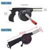 BBQ Hand Blower Household Portable Fan Air Blower for Grill Outdoor Cooking Picnic Camping Hand Crank Tool Stove Combustion Tool - China - Type 1