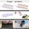 DIY Sushi Maker Roller Rice Mold Sushi Making Machine Vegetable Meat Rolling Device Onigiri Mold Sushi Tools Kitchen Accessories - white