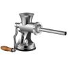 Multifunctional Crank Meat Grinder Manual 304 Stainless Steel Hand Operated Meat Grinder  - Silver - 7"