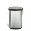 13.2 Gallon Trash Can, Motion Sensor Kitchen Trash Can, Stainless Steel - Stainless Steel