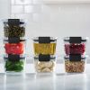 Food Storage Containers, 36 Piece Variety Set, Clear Tritan Plastic - white