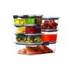 Food Storage Container, 20 Piece Variety Set, Clear Tritan Plastic - white