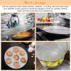 Grease Splatter Screen;  Stainless Steel Fine Mesh Splash Mesh Shield Hot Oil Stopper - 33cm