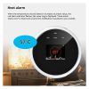 Gas Detector & Propane Detector w LCD Display. Plug-in Gas Leak Sensor for LPG;  LNG;  Methane & Butane Gases - white and black