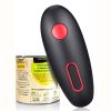 Electric Commercial Can Opener Automatic Smooth Edge Stainless Steal Hands-Free - Black