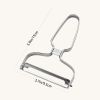 1pc Stainless Steel Peeler For Fruit; Carrot; Potato; Multi-purpose Cabbage Planer; Vegetable And Fruit Peeler; Kitchen Gadget - Silvery