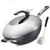 ASD;  Cast Iron Can Not Rust;  Uncoated Wok;  Wear-Resistant And Scratch-Resistant;  Universal For Induction Cooker With Coal And Gas;  32cm - Iron