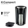 K-Compact Single-Serve K-Cup Pod Coffee Maker, Black - black