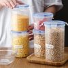 1pc Grain Storage Tank; Plastic Grain Storage Box; Airtight Tank - Combination Set (S+M+L+XL)