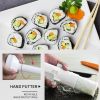 DIY Sushi Maker Roller Rice Mold Sushi Making Machine Vegetable Meat Rolling Device Onigiri Mold Sushi Tools Kitchen Accessories - white