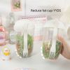 1pc Fresh Salad Cup; Keep Fit Salad Meal Shaker Cup; 1000ml/33.81oz; Portable Fruit Vegetable Milk Cup; 7.87''X2.33'' - Beige - PP