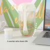 1pc Fresh Salad Cup; Keep Fit Salad Meal Shaker Cup; 1000ml/33.81oz; Portable Fruit Vegetable Milk Cup; 7.87''X2.33'' - Beige - PP