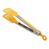 1pc Cross-border Exclusively For 9-inch Nylon Square Head Food Clip Barbecue Clip Flat Clip Bread Clip Stainless Steel Food Clip - Red