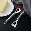 1pc Stainless Steel Butter Spreader, 430 Stainless Steel Butter And Butter Cutting Knife, Cheese Cutting Knife, Baking Tools, Cheese Dividing Knife -