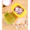 1pc Diced Onion; French Fries; Carrot And Ham; Cucumber And Potato Cutter; 5.91''√ó3.94''√ó3.35'' - White