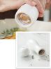 Seasoning Shakers, Salt and Pepper Grinder, Fine or Course Mill, Kitchen Spice Organizers - Set of 2 - 2pcs